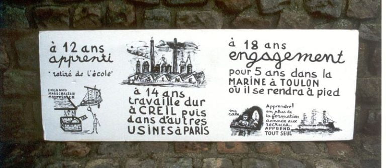 Fresque sur Maurice Blanchard