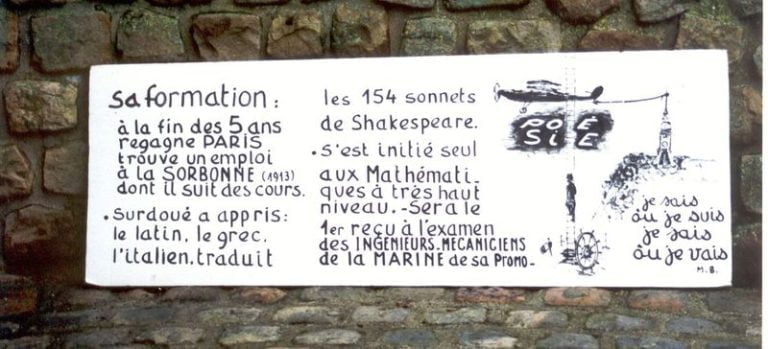 Fresque sur Maurice Blanchard