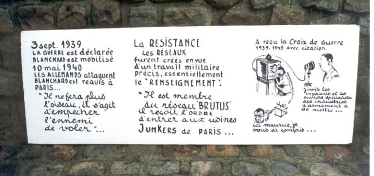 Fresque sur Maurice Blanchard